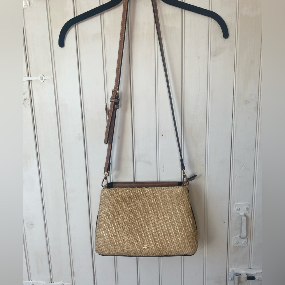 PARFOIS Basket Weave Textured Structured Sling Bag